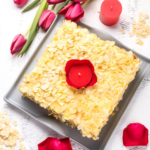 许愿  烤制扁桃仁/杏仁 坚果蛋糕 商品图2