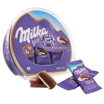 【休闲】妙卡夹心巧克力 243g/盒
