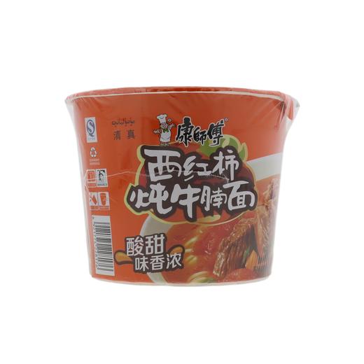 康师傅西红柿炖牛腩面桶装111克/桶12桶/箱 商品图0