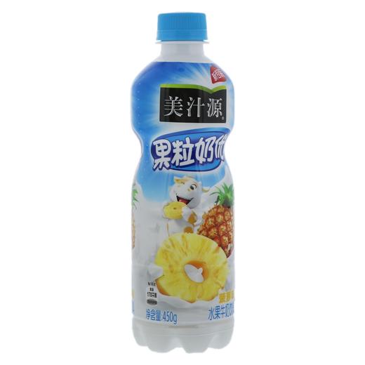 美汁源果粒奶优菠萝味水果牛奶饮料450g 商品图0