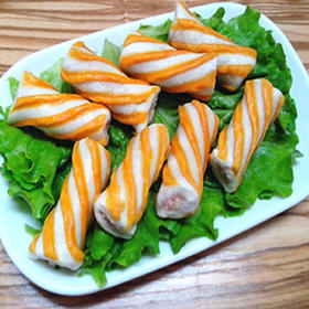 【繁峙县同城配送】火锅精选彩虹卷250g/半斤