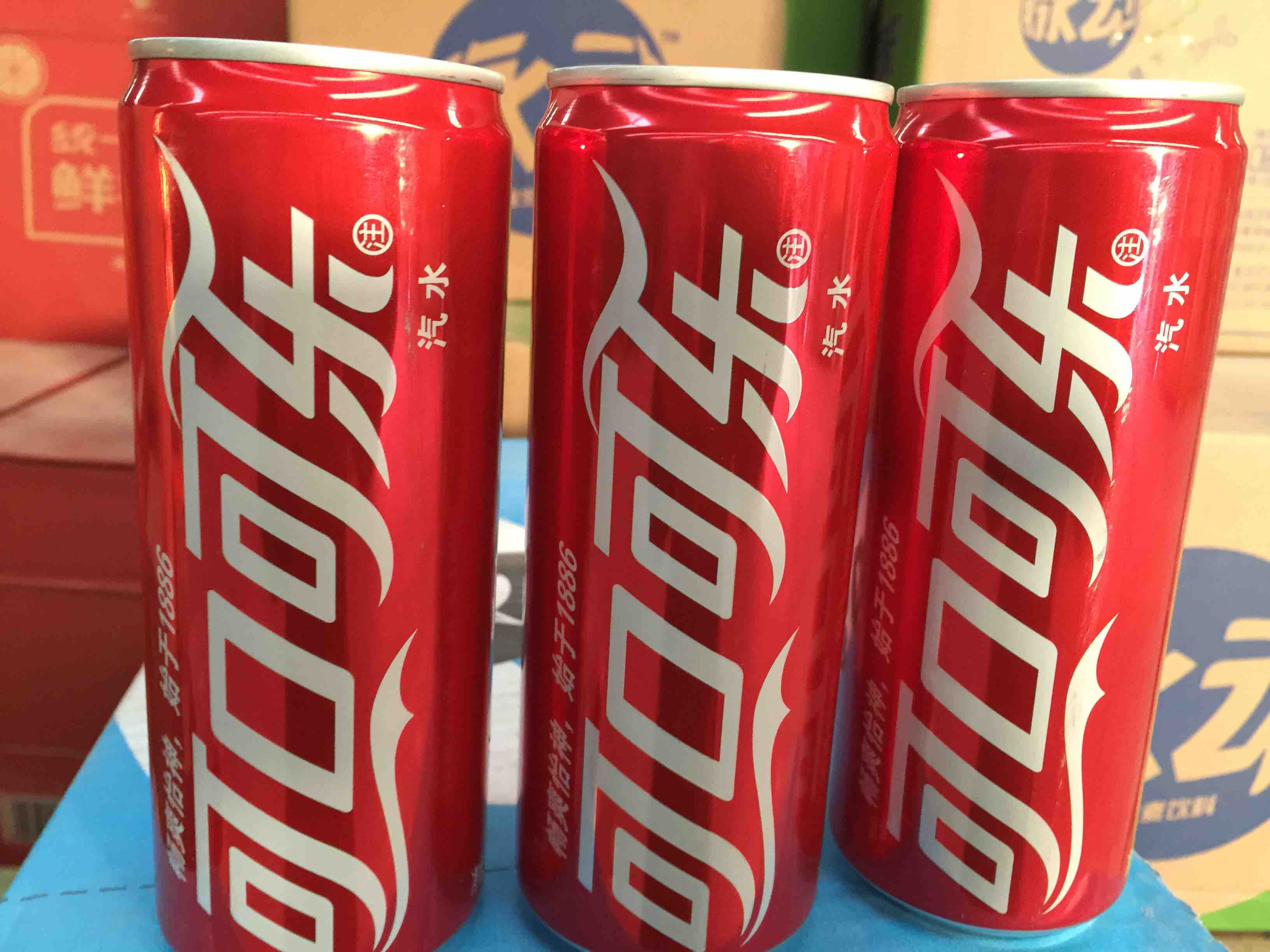 可口可乐细听330毫升*24听/箱