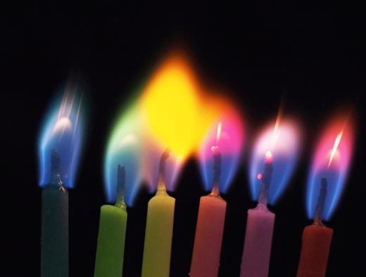 黑池彩焰蜡烛 / 6支 商品图0