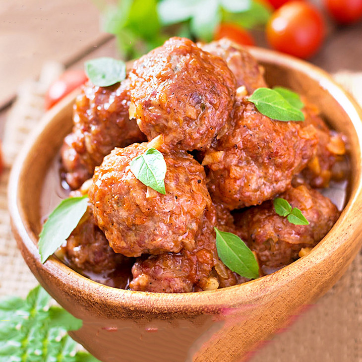 【冷冻品】台湾松珍素食 鸿昶爱之素260g红烧狮子头狮子球肉丸