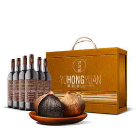 【御鸿园】黑蒜酒12度整箱6支装