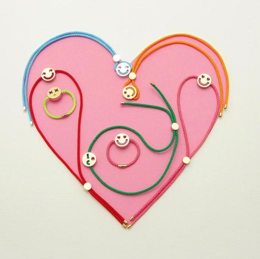 北京仓|ruifier-friends jokey-红色 手链〔英国设计师