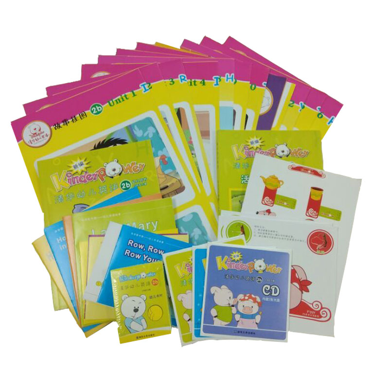 kinderpower启蒙新版清华幼儿英语精彩四合一vcd2.