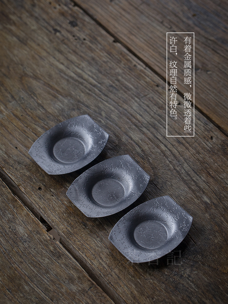 茶香记 锡铁杯垫 茶杯托 功夫茶具 杯托 杯垫 茶杯垫 茶盏托