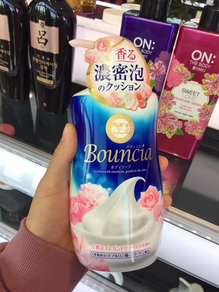 日本bouncia牛乳沐浴露 瓶装550ml/袋装430ml