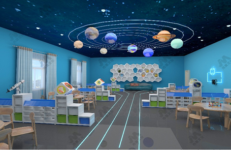 与游戏互动结合,风格多样的教学探究设备 《奇趣大自然》主题有声环创