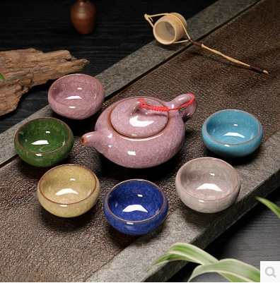 冰裂茶具7件套装特价//仅支持到店自提//颜色到店选取,20号到货