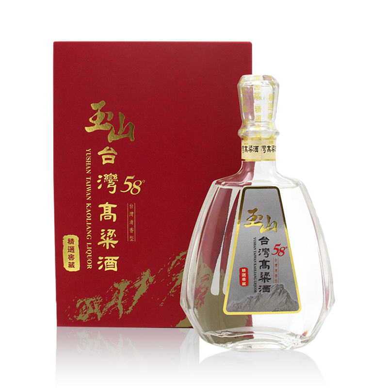【爆款】58° 玉山台湾高粱酒(精选窖藏) 单瓶600ml 整箱6瓶
