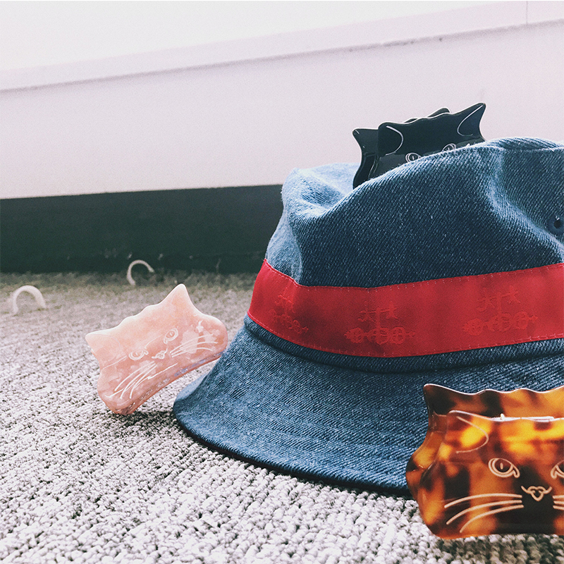 猫咪发抓小号rouge a levre vendue夹子头饰卡通可爱发夹 3色可选