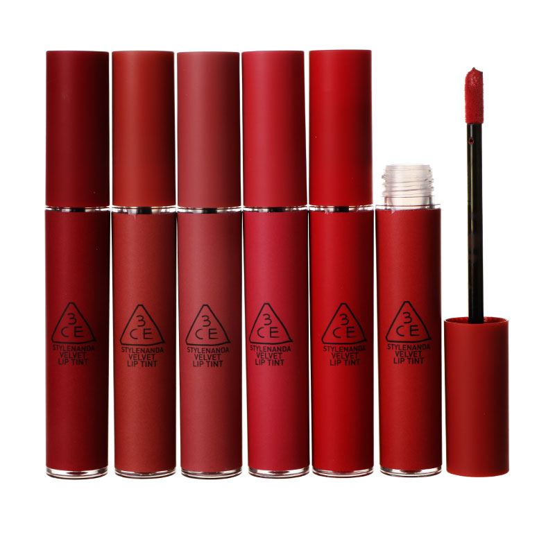 韩国3ce唇釉雾面哑光口红2017秋冬新款唇彩丝