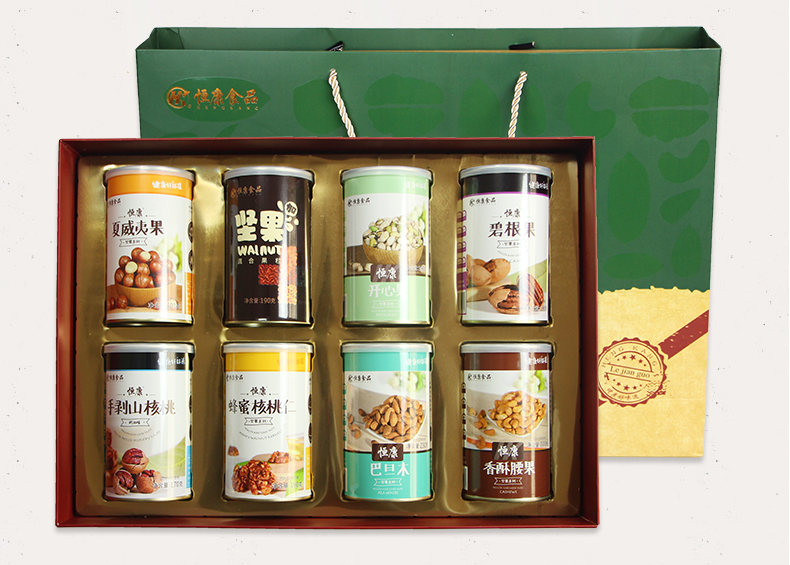 宁波恒康食品乐坚果礼盒江浙沪包邮