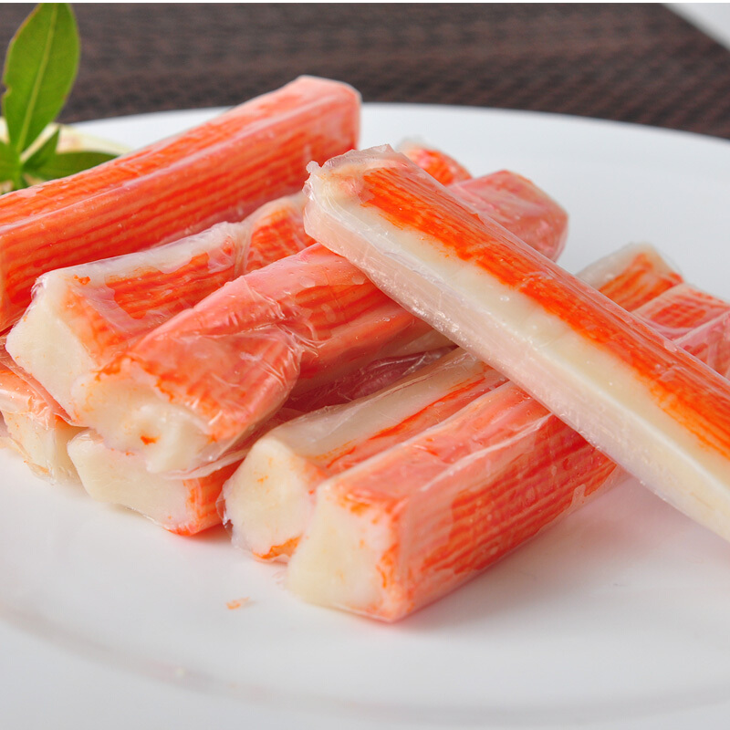 日本大崎蟹柳500g克进口日本料理 蟹肉棒火锅即食 寿司材料 - 食惠鲜