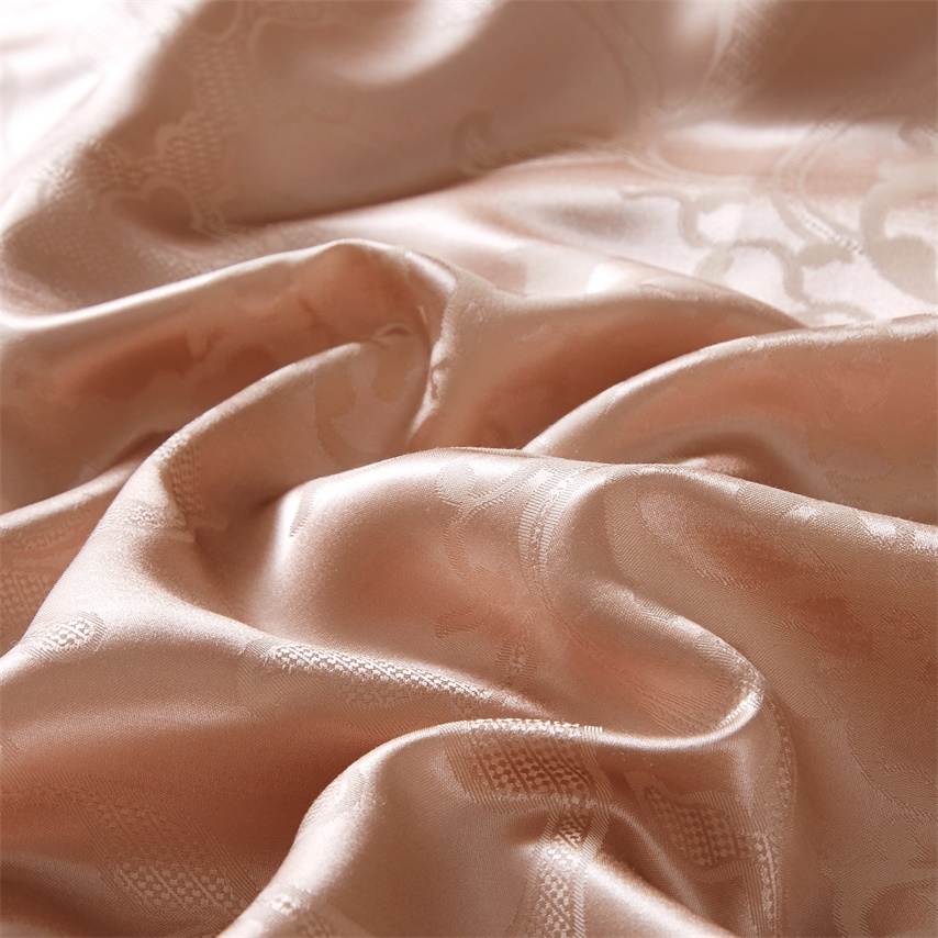 奢华真丝大提花床单四件套 芙蓉丽影