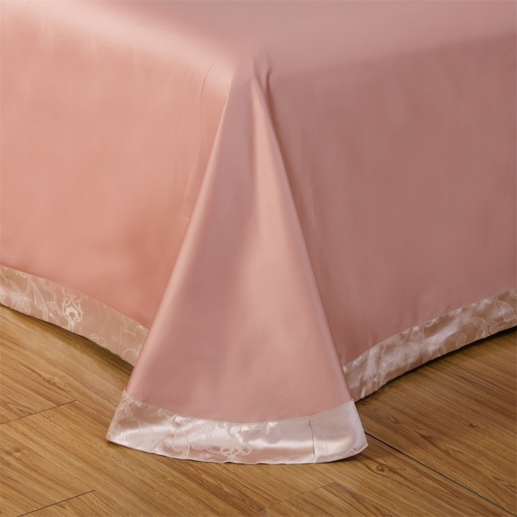 奢华真丝大提花床单四件套 芙蓉丽影