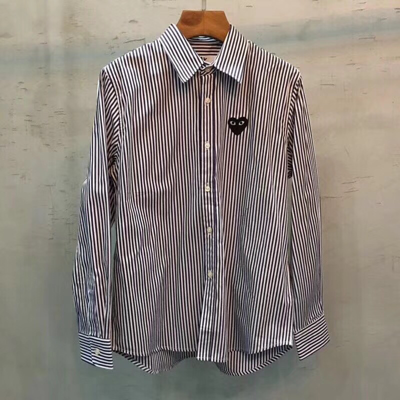 play 川久保玲 最新条纹衬衫 女款