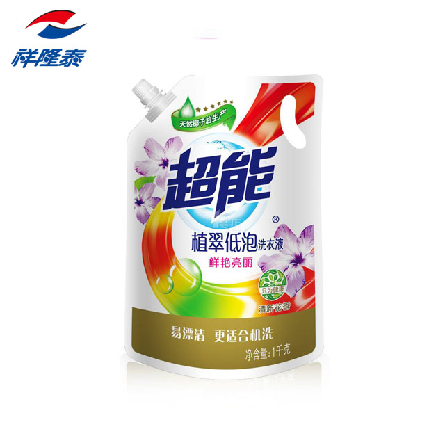 超能植翠低泡洗衣液
