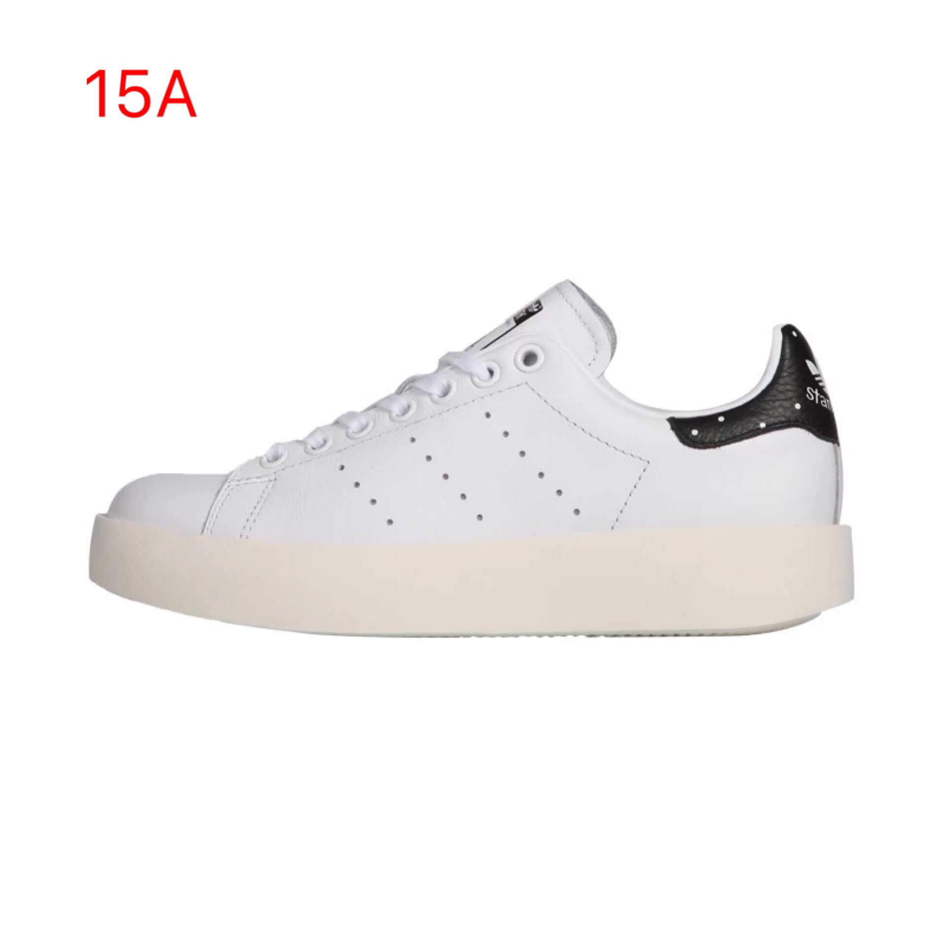 adidas 三叶草 stan smith 厚底黑尾增高休闲板鞋 ba7771,鞋底挺软的