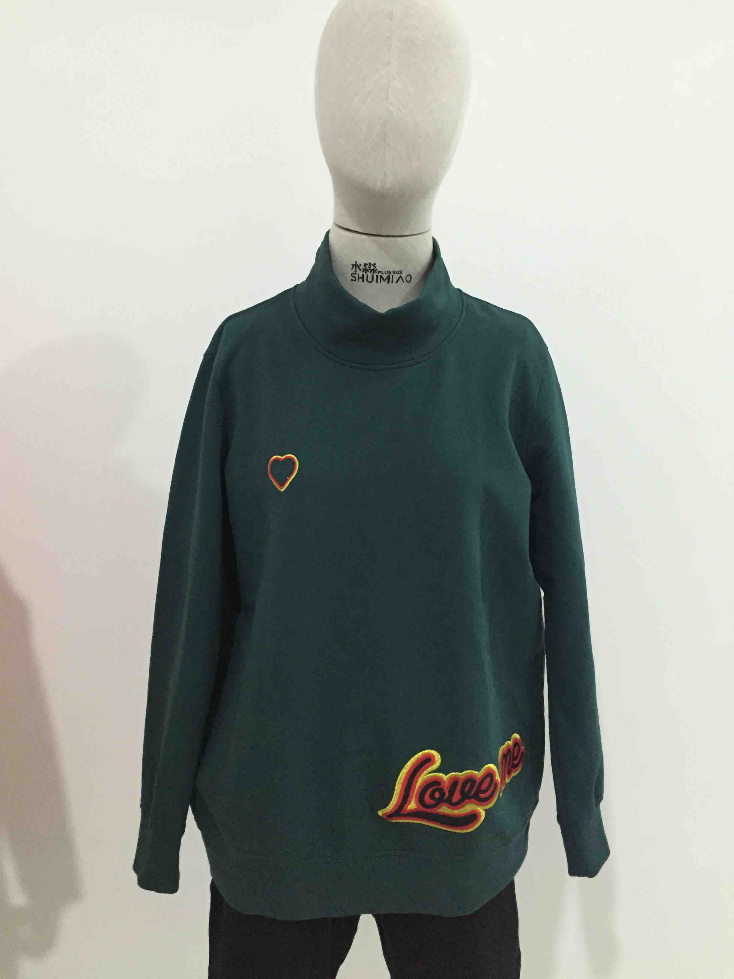 水淼加绒卫衣针织衫 0464