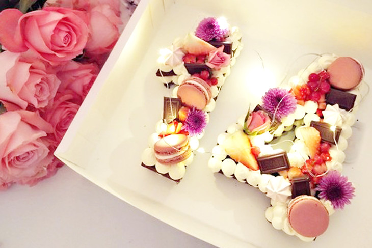 数字裸蛋糕 · number naked cake