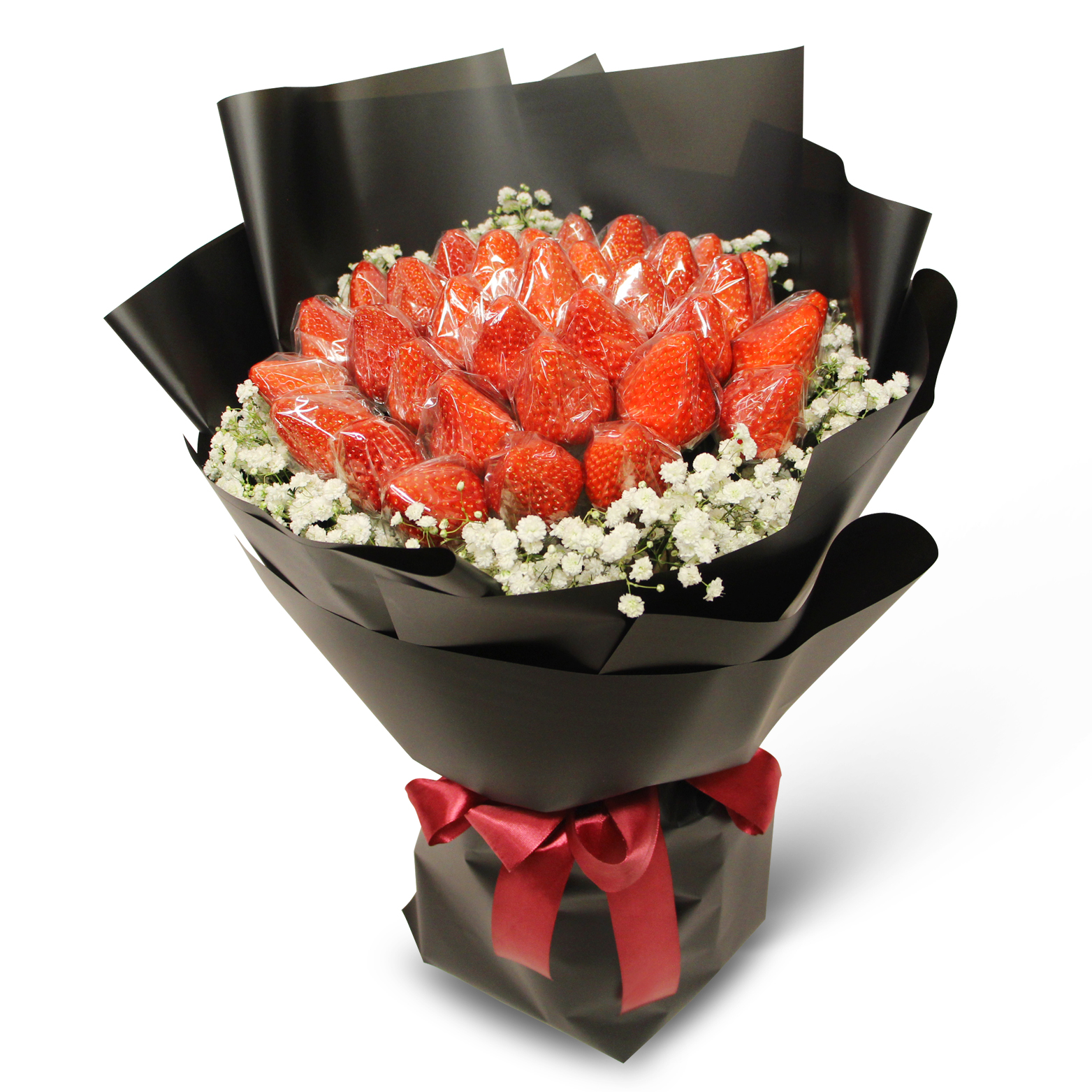 草莓花束 36颗精选草莓 - 健康,美味,浪漫,实用
