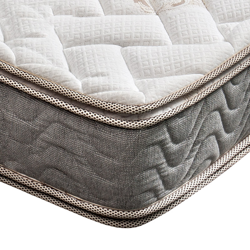 美国蕾丝床垫 洛杉矶 双人海绵床垫1.8m席梦思护脊乳胶床垫子1.5m