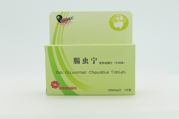 湃特安琪儿肠虫宁体内驱虫药 大型犬 2000mg/片/盒