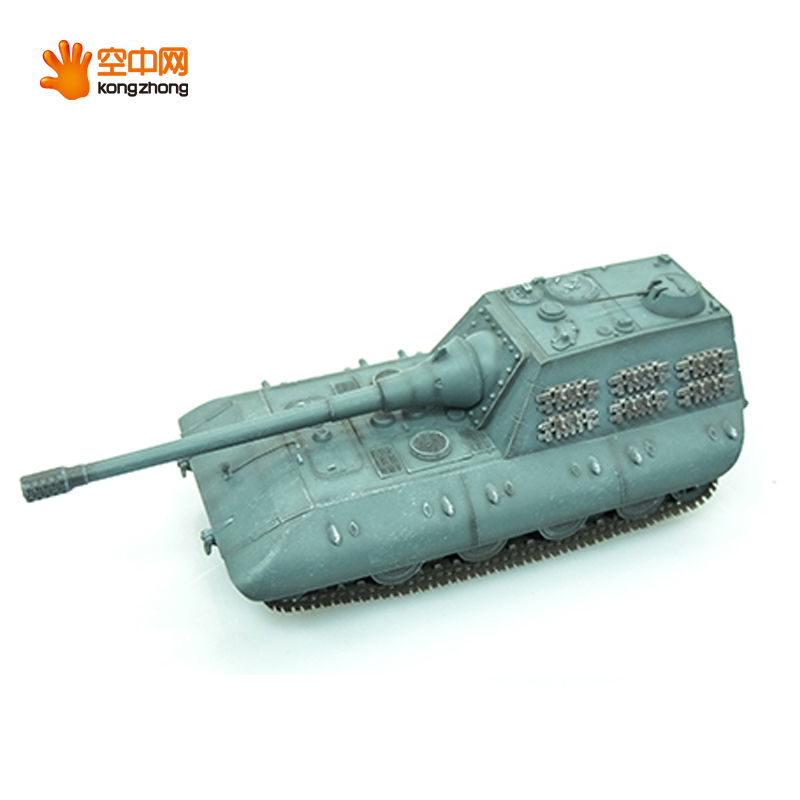 德国E-100坦克歼击车1:72静态PVC坦克模型