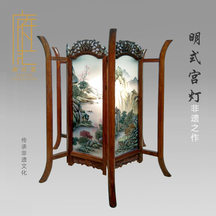 明式宫灯(50cm) 广府汇 非遗