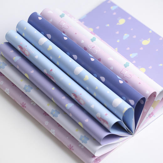 满减活动文具a4礼物包装纸礼盒z小清新包书纸可爱书皮纸24张