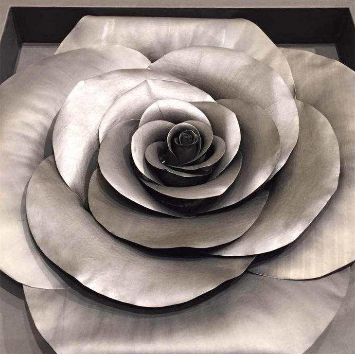 【罗博之选x艺术家蔡志松】《方玫瑰》 铅皮 40×40×5cm