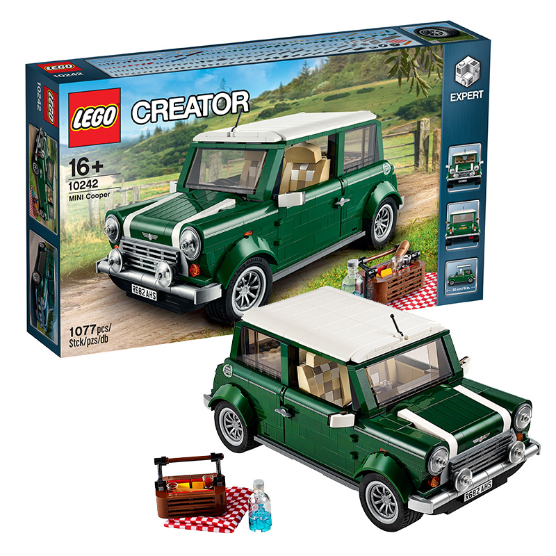 乐高创意百变高手系列 10242 mini cooper经典 lego 积木玩具