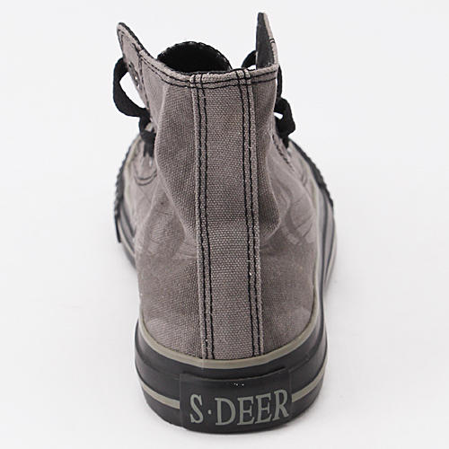 37码女士灰色高帮帆布鞋休闲鞋C36 商品图2