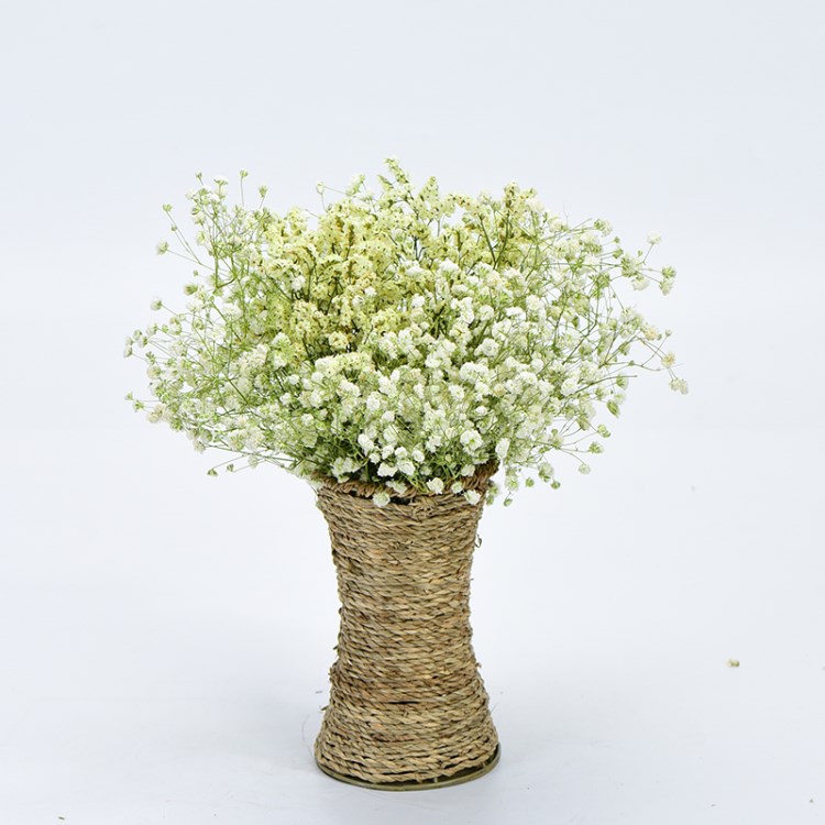 水晶草勿忘我白色满天星干花家居礼物