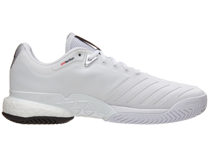 adidas barricade 2018 boost white 网球鞋