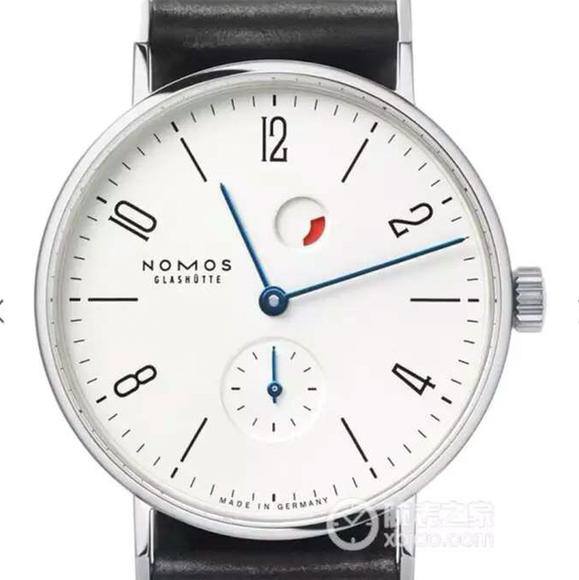 n诺莫斯nomos172,海鸥手动机械机芯,动力储备:48小时表径:35毫米,表壳