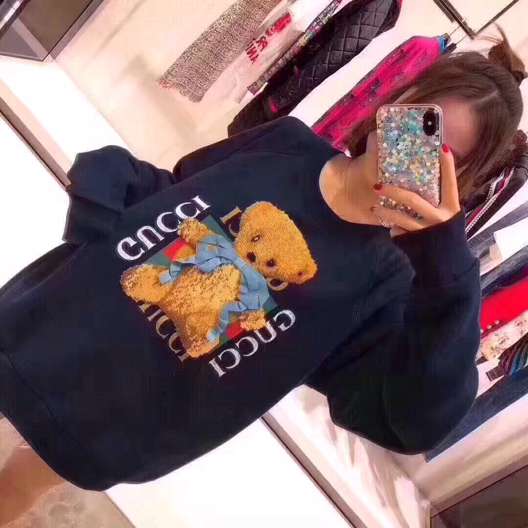 gucci熊卫衣