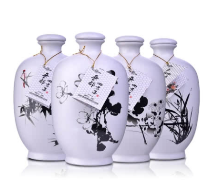 【礼盒】53°汾酒集团梅兰竹菊四君子1000ml*4