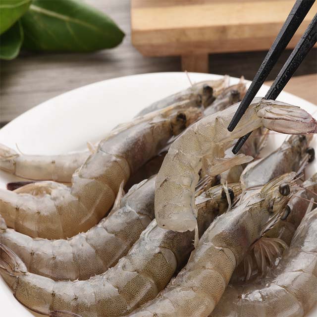 山东烟台海捕大对虾海虾