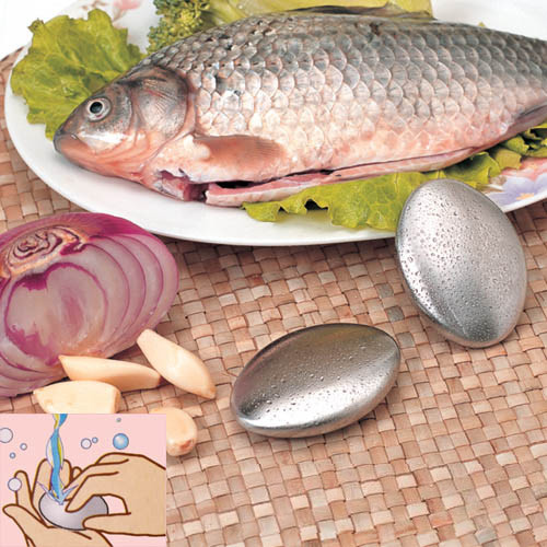 科学改变生活!神奇去除异味蒜味腥味 不锈钢肥皂 金属除味皂