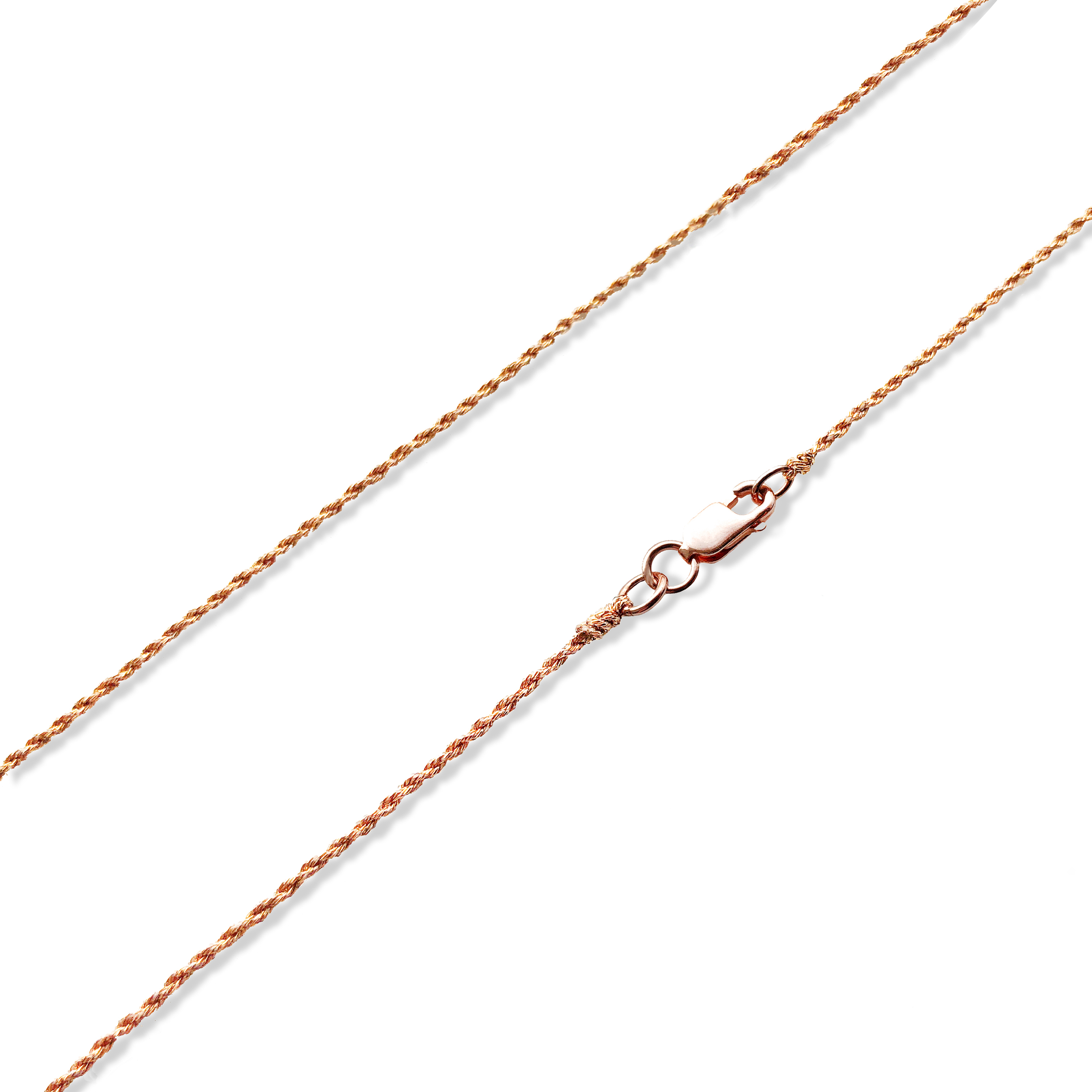 【独家】S925银镀金扣纯手工编织金丝绳/吊坠绳