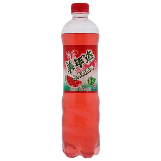 美年达冰镇西瓜味汽水600ml 商品图0