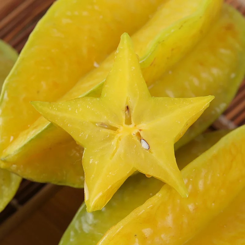 【中通快递】农家现摘杨桃新鲜 福建漳州特产树上熟 水果新鲜杨桃5斤