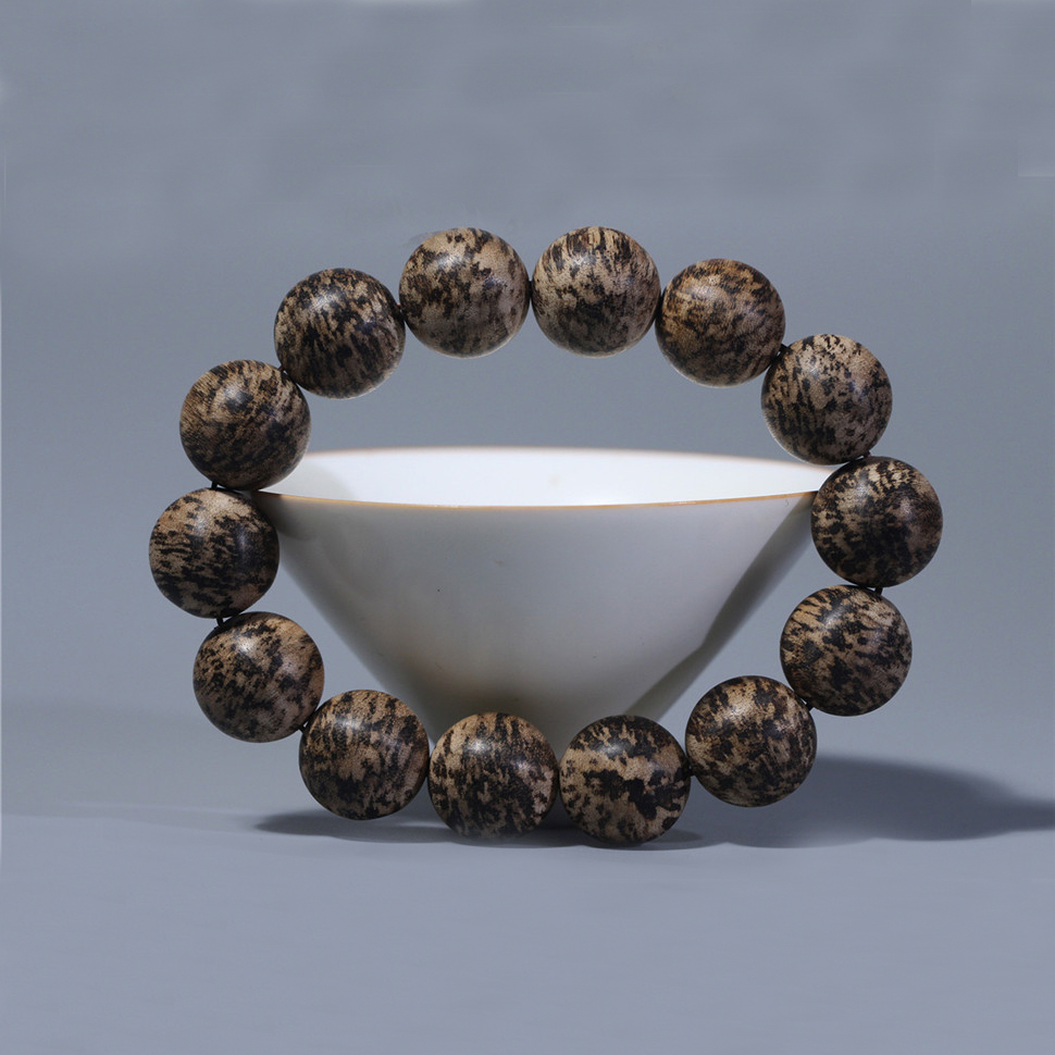 26g 文莱虎斑纹沉香手串