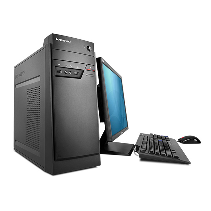 联想台式电脑整机 启天 b4650 g4400 4g 500g 集显 19.5寸显示器