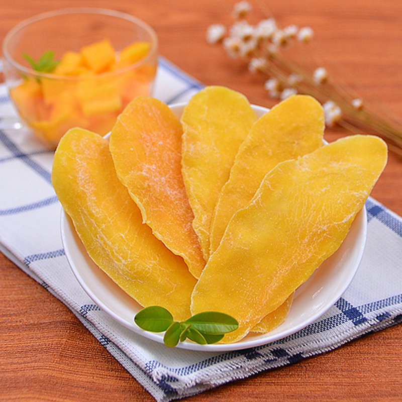 芒果干155g/罐 休闲零食芒果片 蜜饯果脯水果干