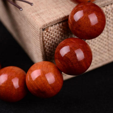 印尼帝王血龙木手串2.0cm 12颗 文玩老料把玩念珠